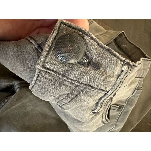 Free People Gray Stretch Skinny Classic 5 Pocket Jeans Jeans Size 28 - Picture 4 of 6